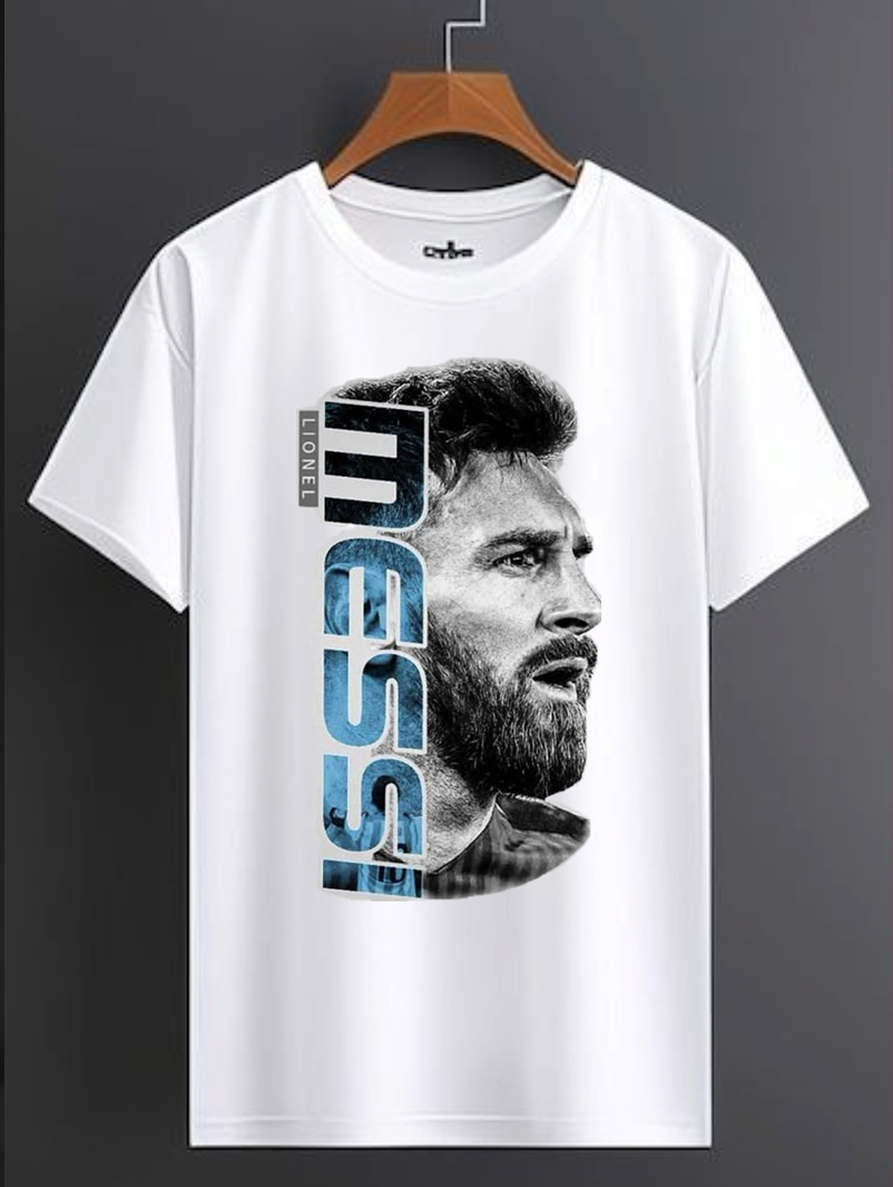Lionel Messi Graphic T-Shirt – Premium Football Fan Tee