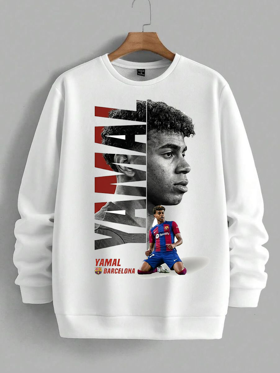 Lamine Yamal Premium Sweatshirt – Football Fan Collection by Nai Prints