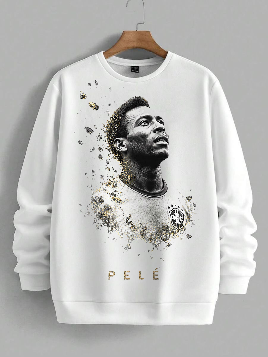 Pelé Premium Sweatshirt – Legends Collection by Nai Prints